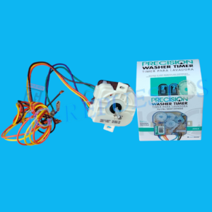 TIMER CUADRADO 5 CABLES + 1 PUENTEADO-2 SUJECIONES SESGADAS PRECISION LAVADORA FRIGIDAIRE-ELECTROLUX 3905