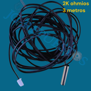 Sonda/Sensor/Termistor de temperatura NTC impermeable de 3m con precisión del 1% y termistor de epoxi, modelos B3950, 2K -0954