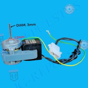 MOTOR VENTILADOR DAI-6102SMCA-1 VAC115 60Hz REFRIGERADORA INDURAMA  BASE GRUESA -0981