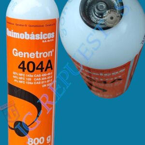 POTE DE GAS REFRIGERANTE R404A – 800GR ROSCA DE 1/4″ REFRIGERACIÓN COMERCIAL -0968