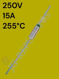 Fusible térmico TF RY 15A 250V temperatura 225°C -0986