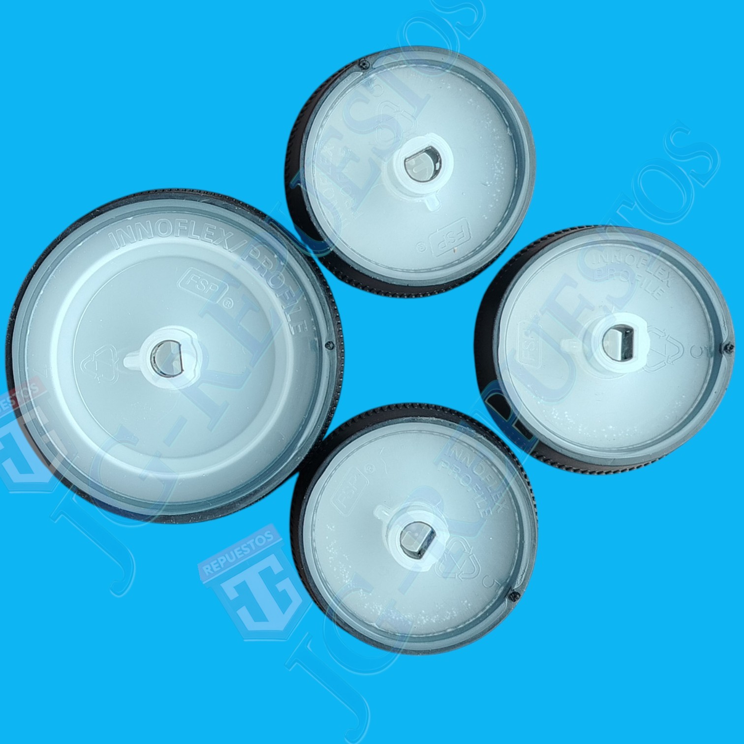 KIT PERILLAS 49.5mm Y 6.7CM ORIGINAL LAVADORA/SECADORA WHIRLPOOL -3993 - Imagen 4