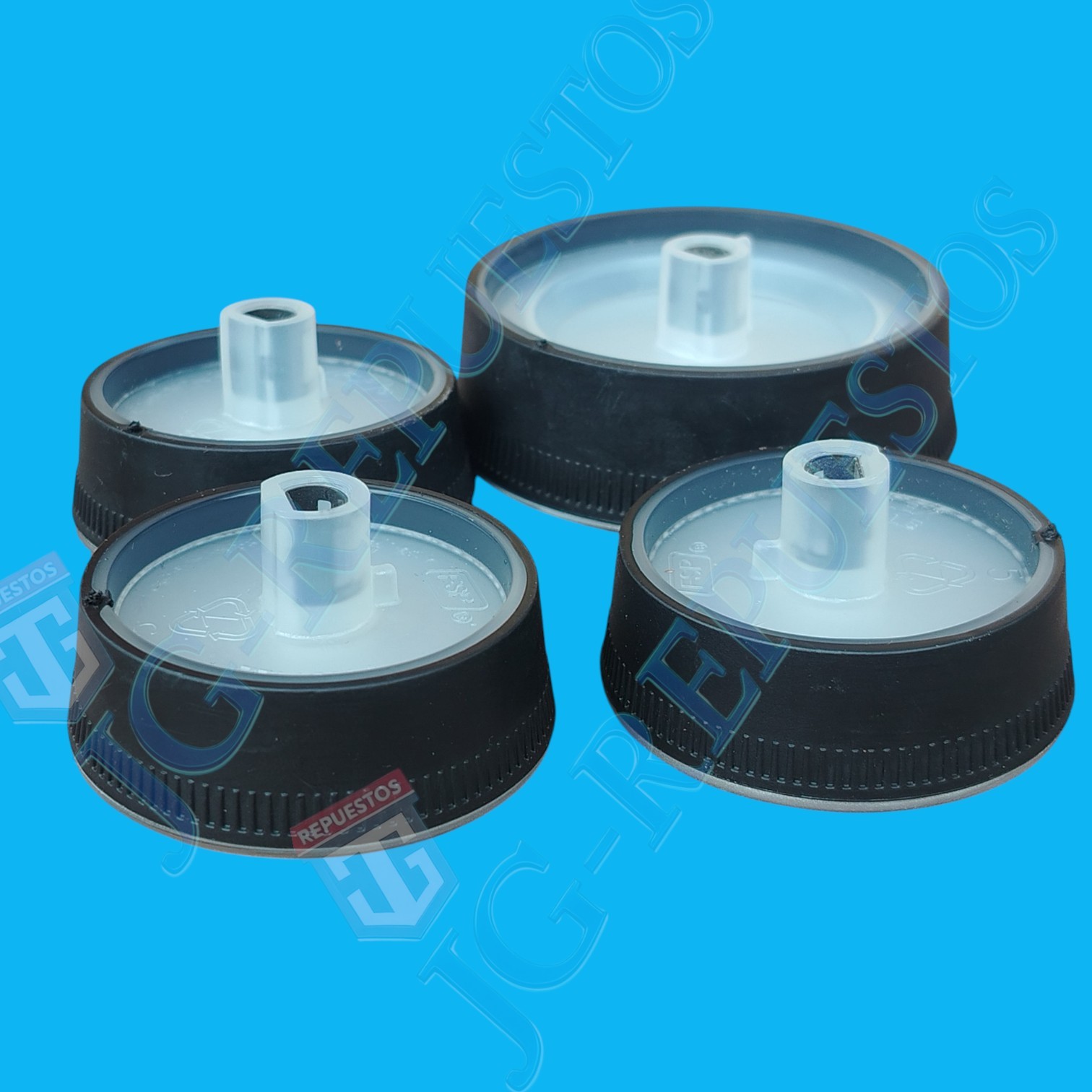 KIT PERILLAS 49.5mm Y 6.7CM ORIGINAL LAVADORA/SECADORA WHIRLPOOL -3993 - Imagen 5