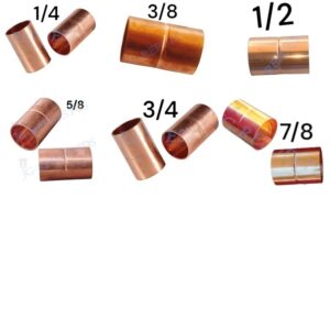 UNION 1/4" 3/8" 1/2" 5/8" 3/4"1 3/8", 7/8",1 5/8" SOLDABLE DE COBRE  -0706