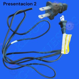 CABLE DE SERVICIO DOS POLOS BLANCO 0339